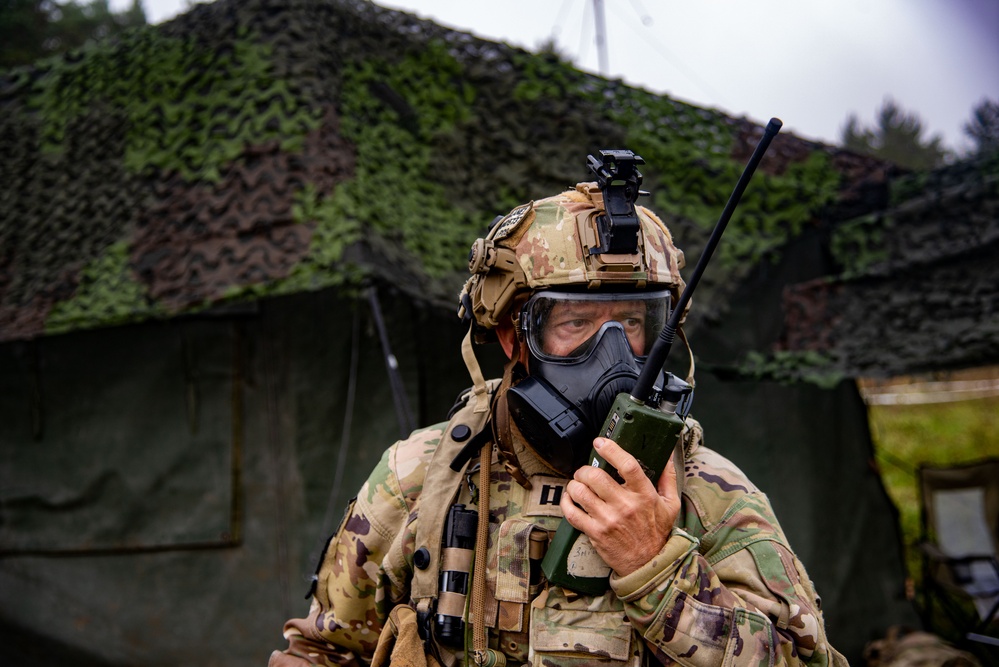 Simulated Chemical Attack at Saber Junction 25