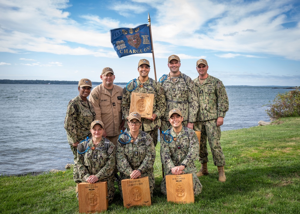 USS Harvey C. Barnum Jr. (DDG 124) Chief Petty Officer Selects visit the Center for Service Support