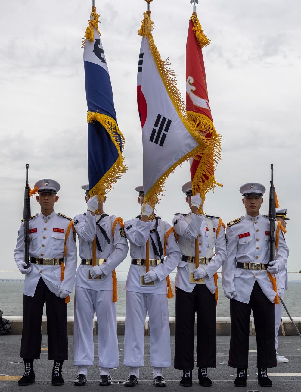 MARFORK Marines participate in at-sea cruise honoring 75th Anniversary of the Incheon Landing