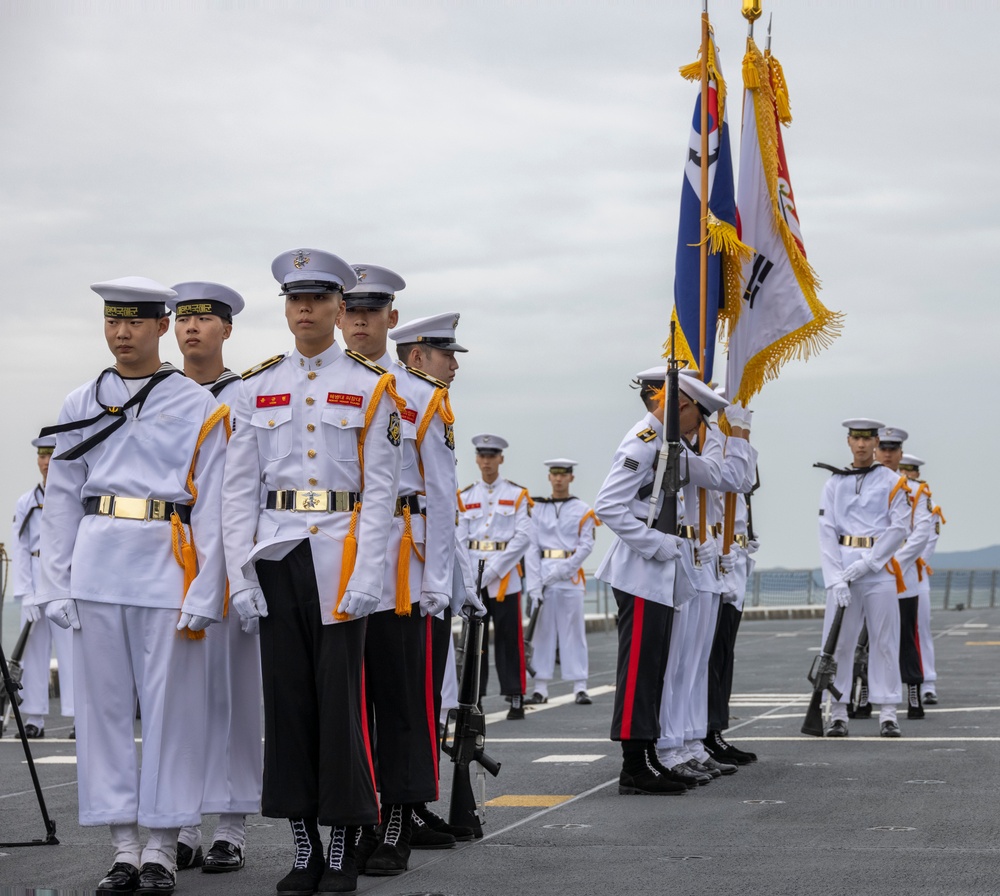 MARFORK Marines participate in at-sea cruise honoring 75th Anniversary of the Incheon Landing