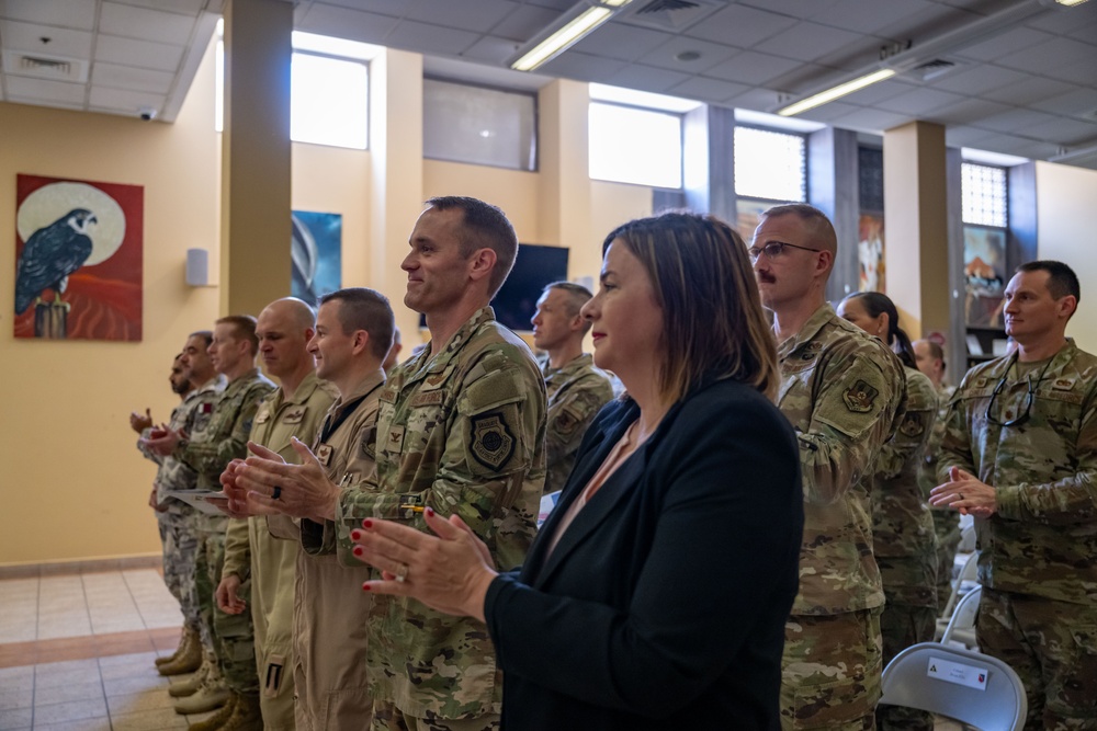 Brig. Gen. Clayton Assumes Command of the 379th AEW