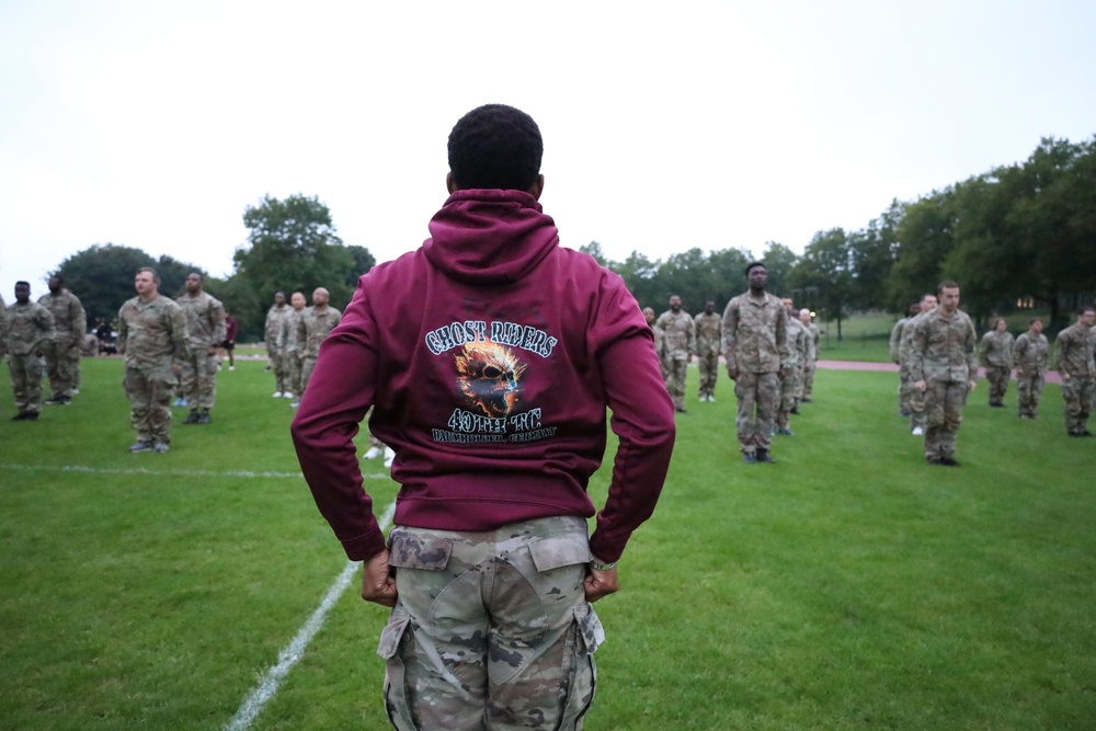Staff Sgt. Leads Brigade Readiness Drills During 21st TSC Commander’s Visit to Baumholder