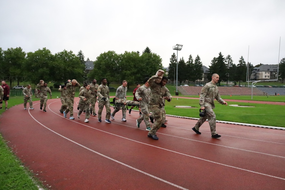U.S. Army Soldiers Test Grit During Combat Inspired PT Competition on Baumholder