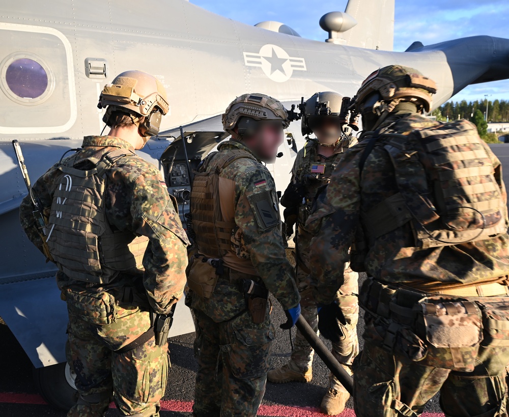 NATO partners perform evening refueling during Ex SOUTHERN GRIFFIN 25