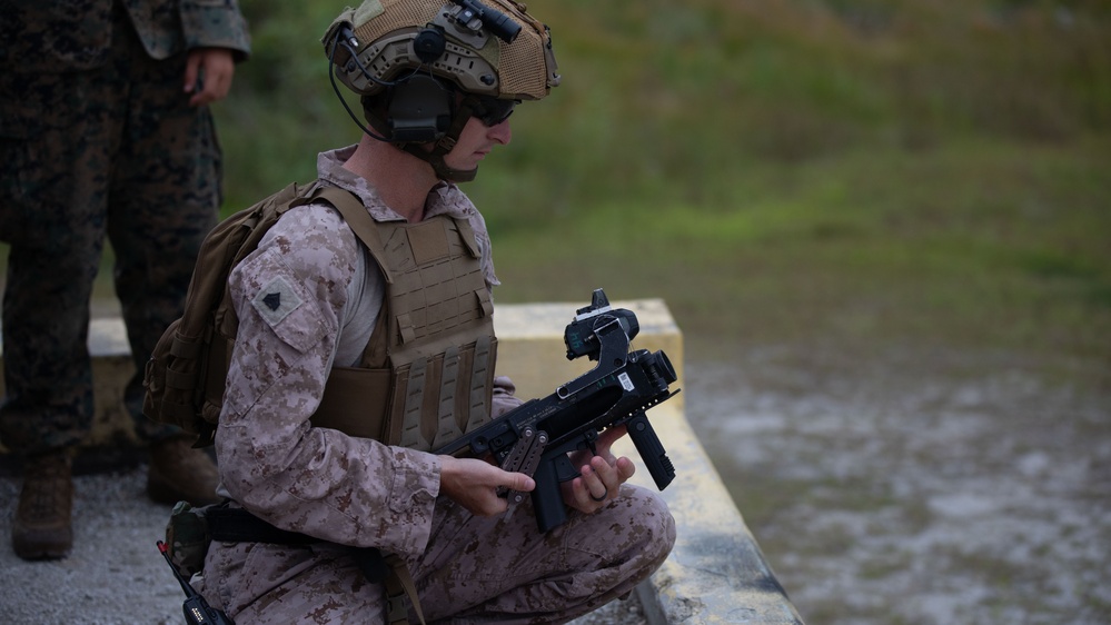 Marines with Infantry Training Battalion participate in a training event