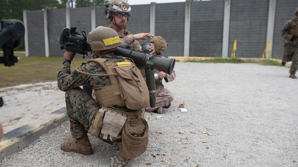 Marines with Infantry Training Battalion participate in a training event