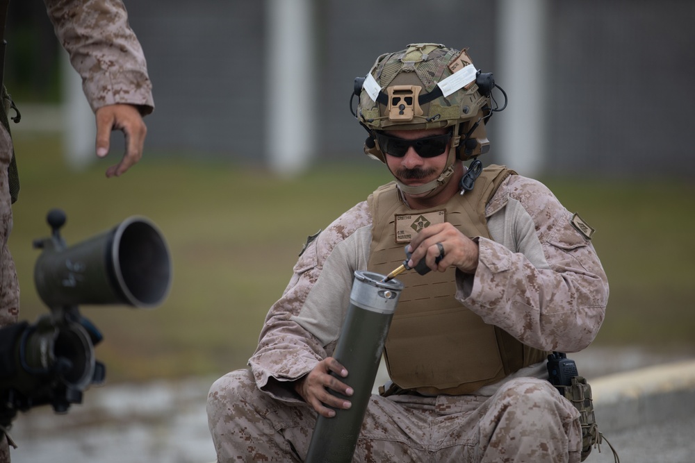 Marines with Infantry Training Battalion participate in a training event