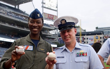 Washington Nationals honor U.S. Coast Guard