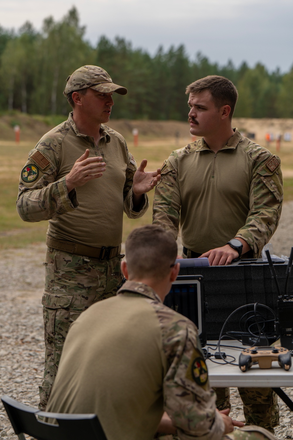 Portuguese Army Soldiers and U.S. Air Force Airmen Conduct EOD Training Operations Force During Engineer Thunder 2025