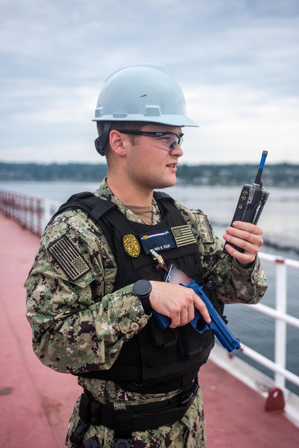 Ronald Reagan Sailors Perform Anti-Terrorism Training