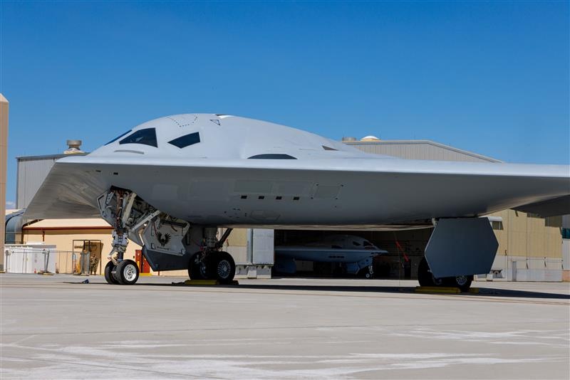 U.S. Air Force announces arrival of second B-21 test aircraft at Edwards AFB