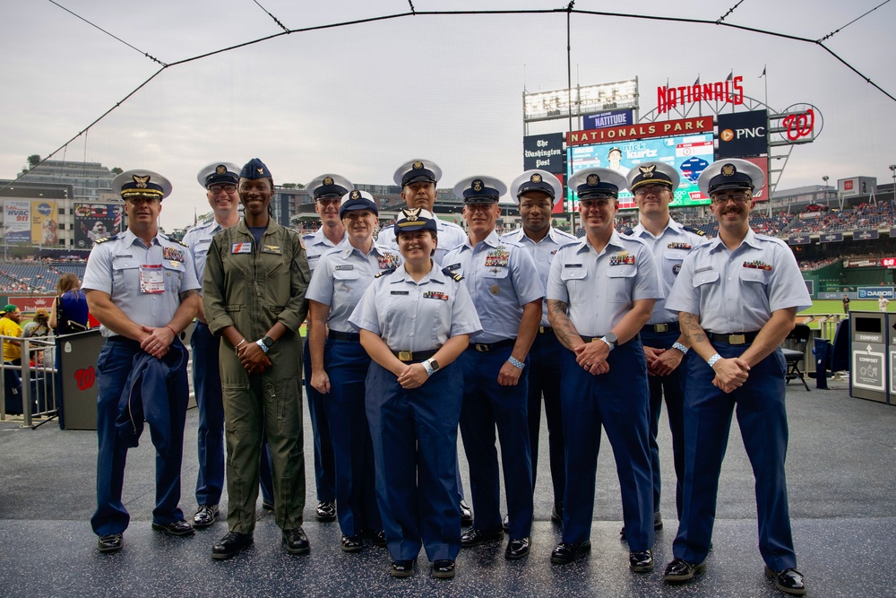 Washington Nationals honor U.S. Coast Guard