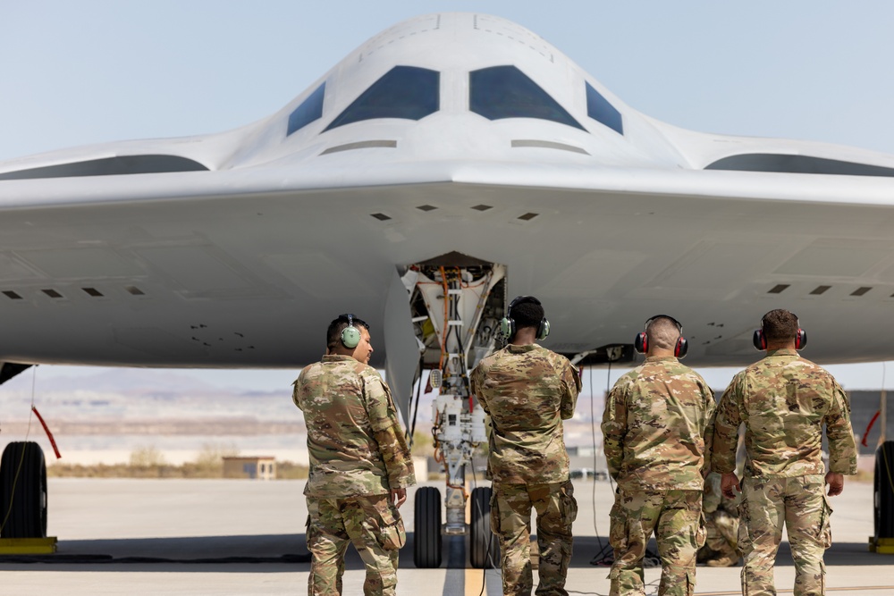 U.S. Air Force announces arrival of second B-21 test aircraft at Edwards AFB