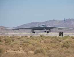 U.S. Air Force announces arrival of second B-21 test aircraft at Edwards AFB