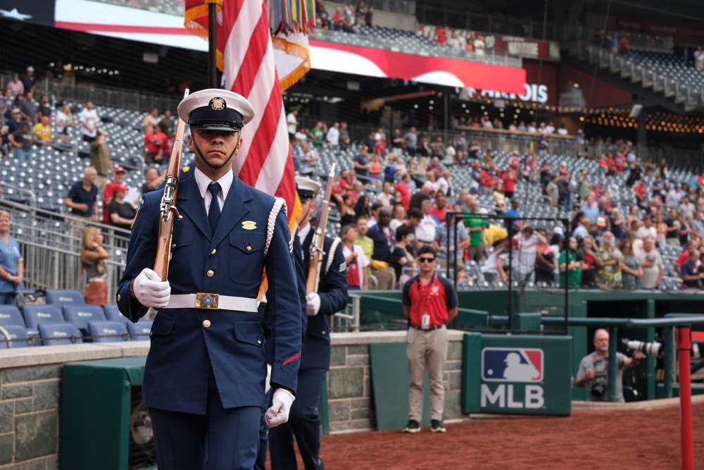 Washington Nationals honor U.S. Coast Guard