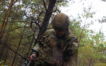 EOD Tech Prepares Detonation During Engineer Thunder 2025