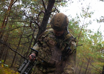 EOD Tech Prepares Detonation During Engineer Thunder 2025