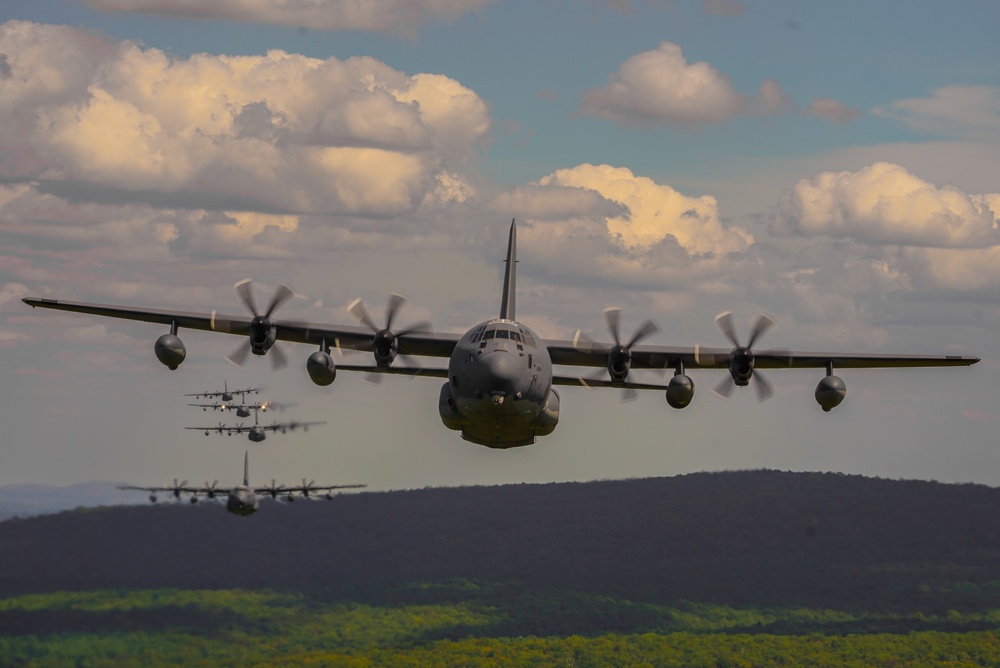 193rd SOW conducts 9/11 formation flight