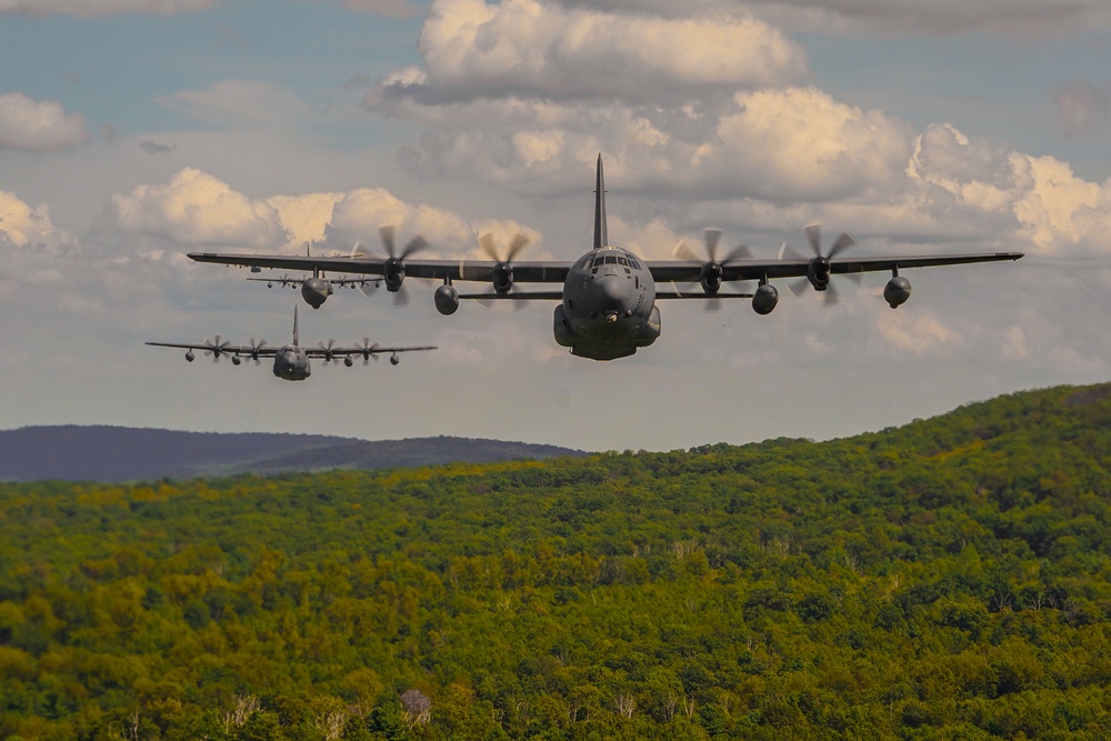 193rd SOW conducts 9/11 formation flight