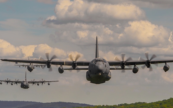 193rd SOW conducts 9/11 formation flight