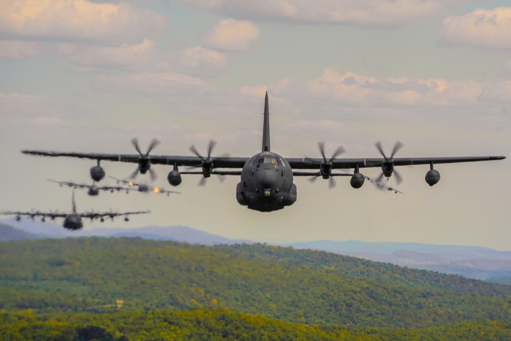 193rd SOW conducts 9/11 formation flight
