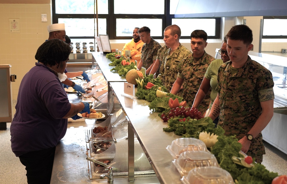 Patriot Day Special meal at Naval Weapons Station Yorktown's award-winning Scudder Hall Galley