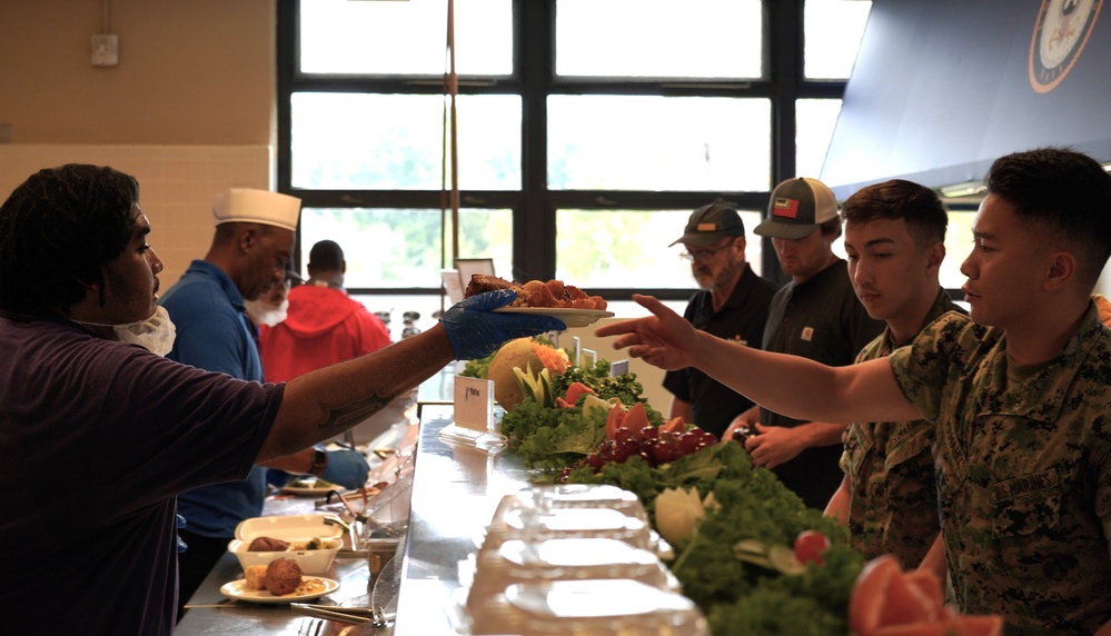 Patriot Day special meal at Naval Weapons Station Yorktown's award-winning Scudder Hall Galley