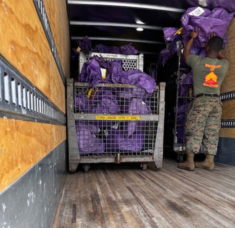 NAVSUP FLC Jacksonville provides mail support to USNS Joshua Humphreys