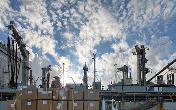 NAVSUP FLC Jacksonville provides mail support to USNS Joshua Humphreys