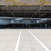 B-52 crabs into hangar at Tinker AFB
