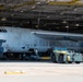 B-52 crabs into hangar at Tinker AFB