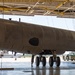 B-52 crabs into hangar at Tinker AFB