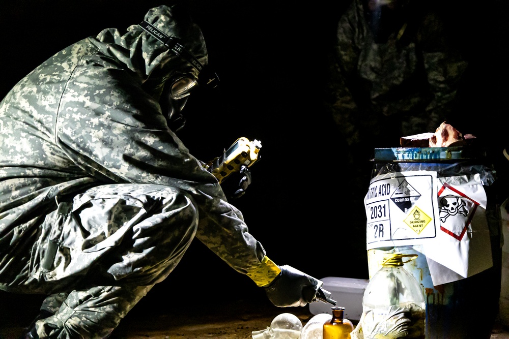 110th Chemical Battalion Tests Skills under Limited Visibility during Toxic Valley 25