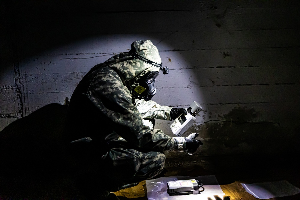 110th Chemical Battalion Tests Skills under Limited Visibility during Toxic Valley 25