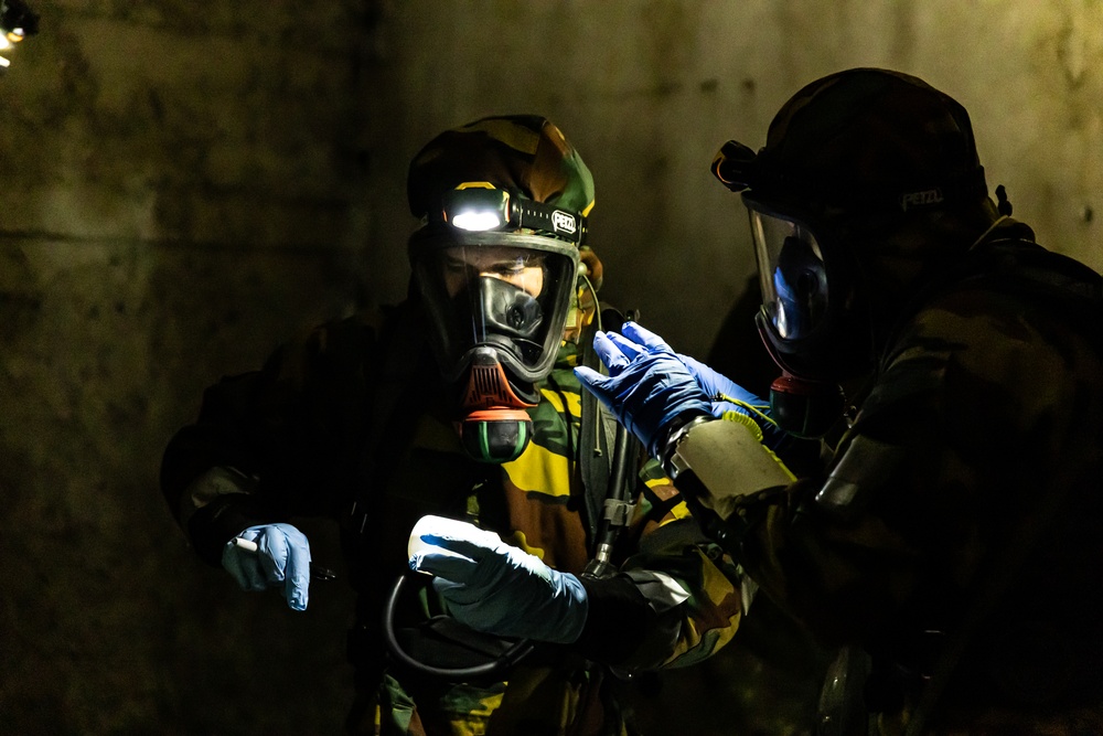 110th Chemical Battalion Tests Skills under Limited Visibility during Toxic Valley 25