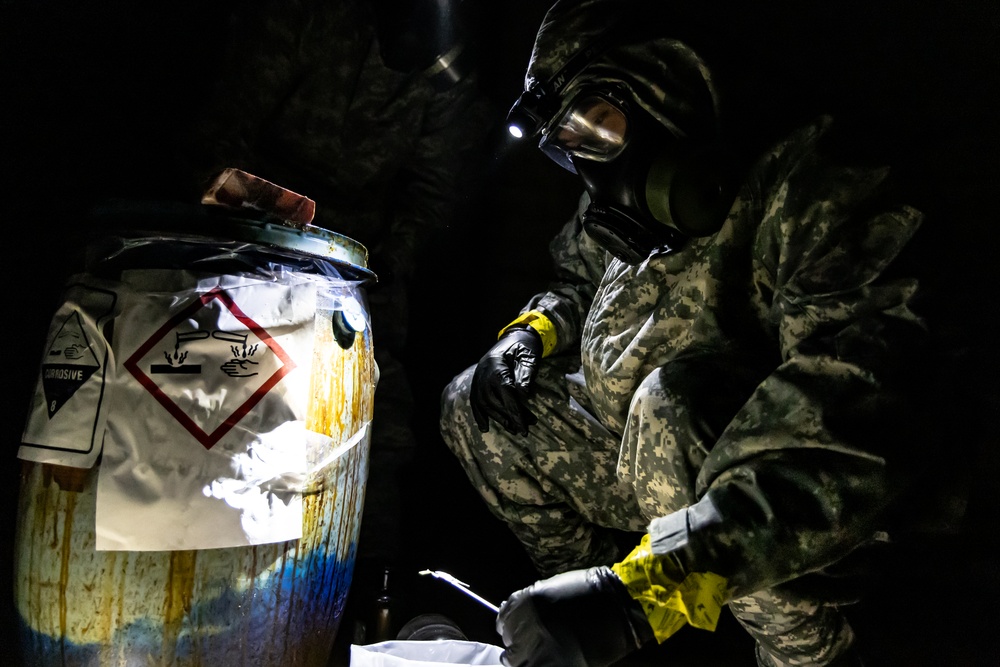 110th Chemical Battalion Tests Skills under Limited Visibility during Toxic Valley 25