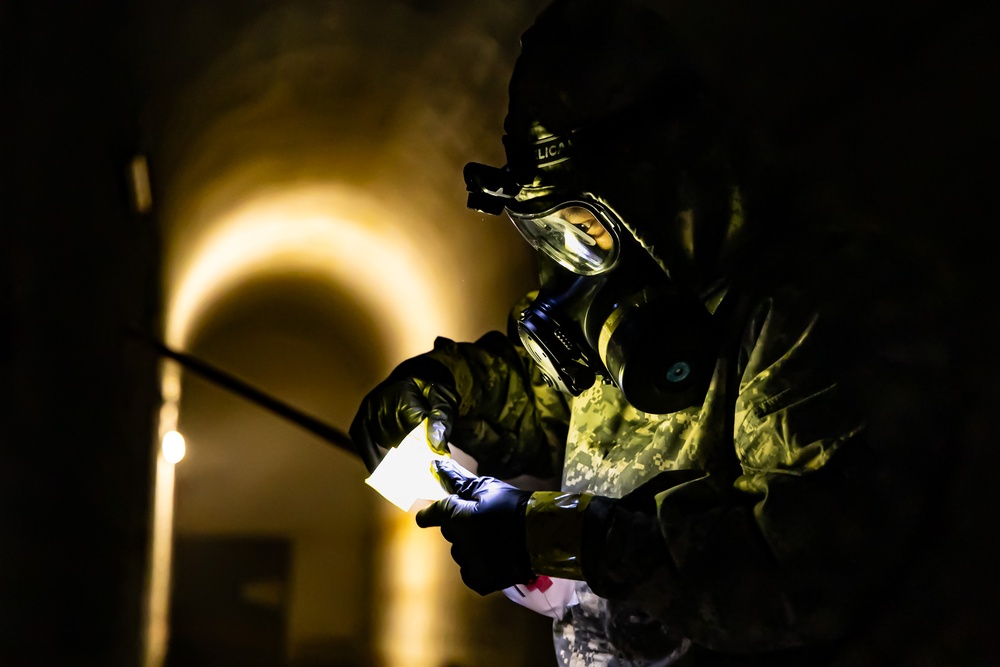 110th Chemical Battalion Tests Skills under Limited Visibility during Toxic Valley 25