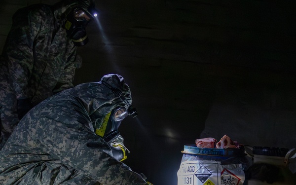 110th Chemical Battalion Tests Skills under Limited Visibility during Toxic Valley 25