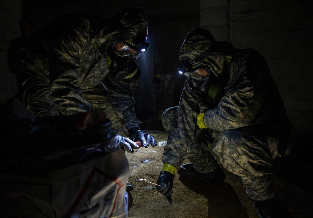 110th Chemical Battalion Tests Skills under Limited Visibility during Toxic Valley 25