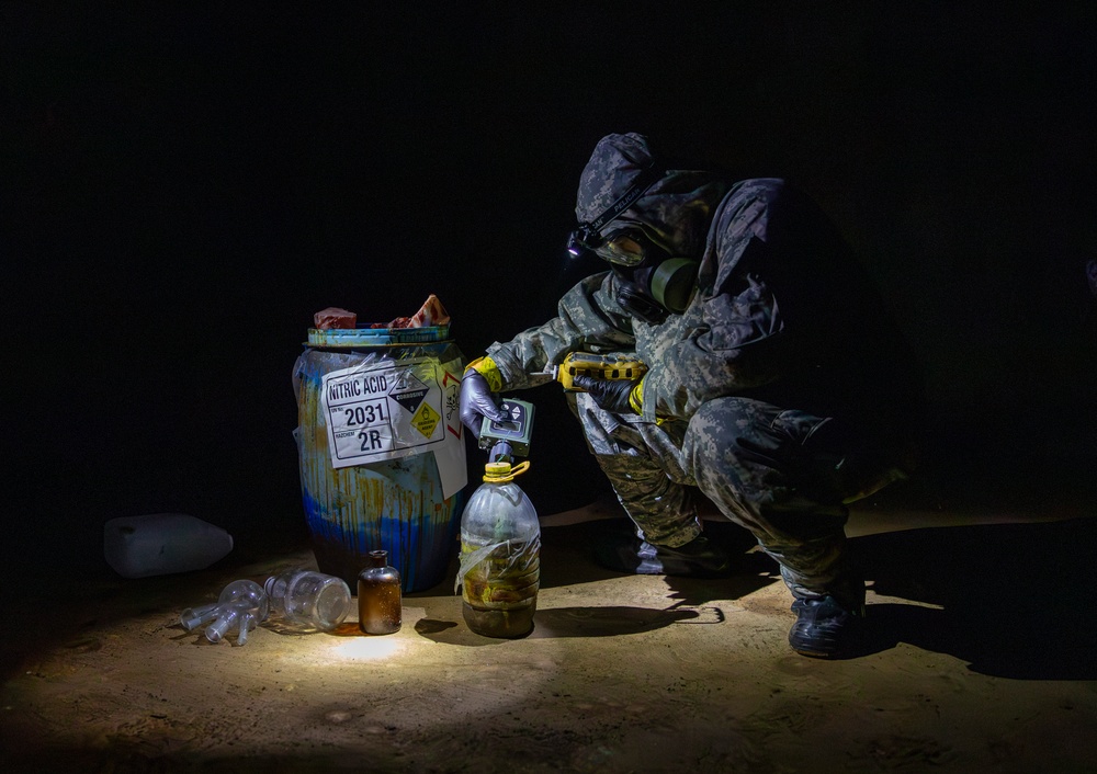 110th Chemical Battalion Tests Skills under Limited Visibility during Toxic Valley 25