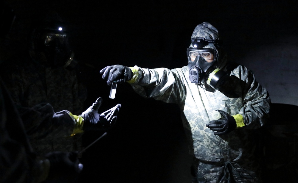 110th Chemical Battalion Tests Skills under Limited Visibility during Toxic Valley 25