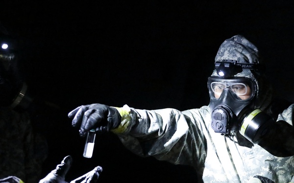 110th Chemical Battalion Tests Skills under Limited Visibility during Toxic Valley 25