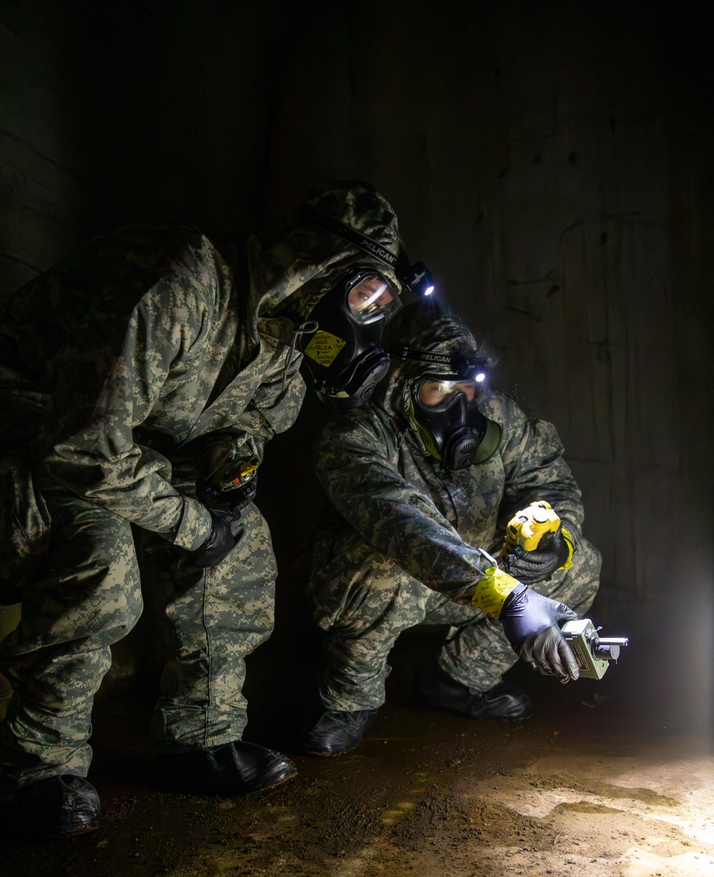 110th Chemical Battalion Tests Skills under Limited Visibility during Toxic Valley 25