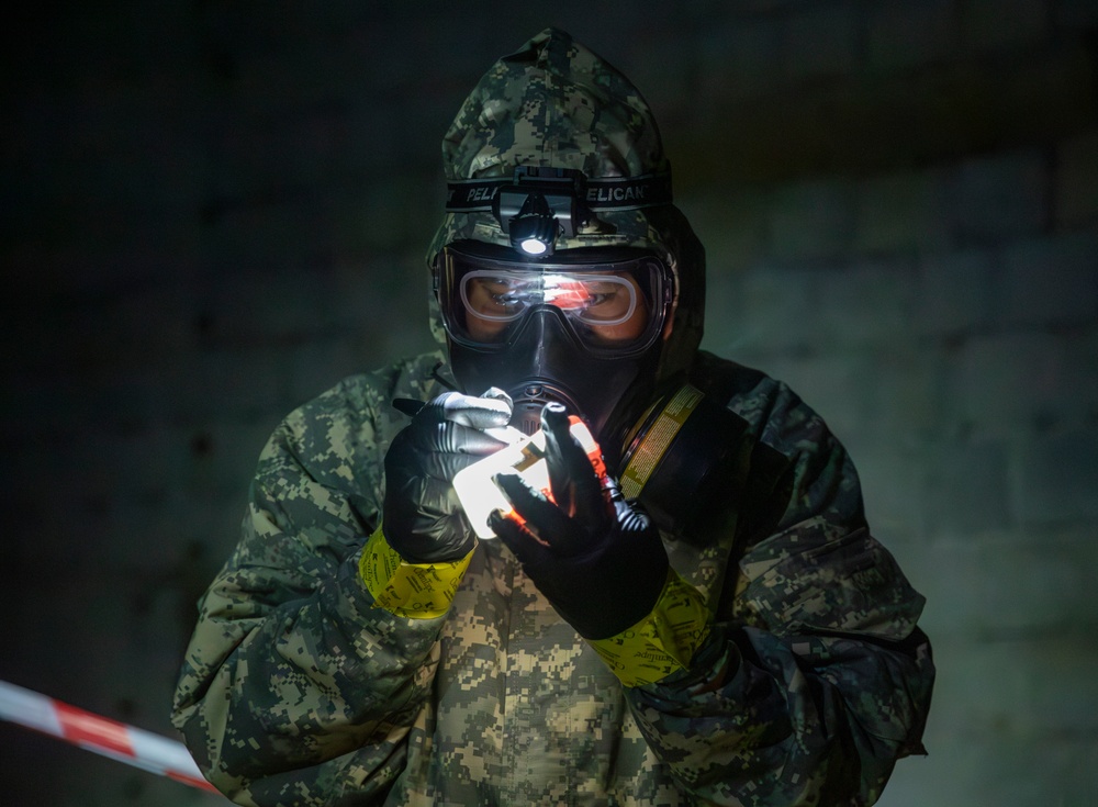 110th Chemical Battalion Tests Skills under Limited Visibility during Toxic Valley 25