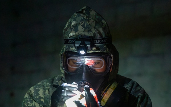 110th Chemical Battalion Tests Skills under Limited Visibility during Toxic Valley 25