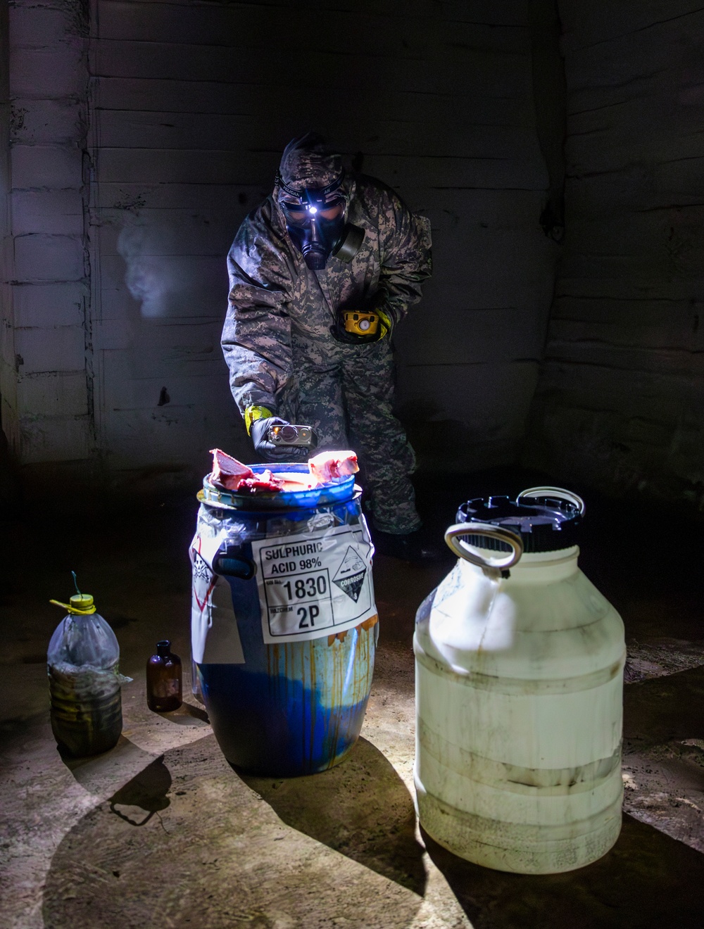 110th Chemical Battalion Tests Skills under Limited Visibility during Toxic Valley 25