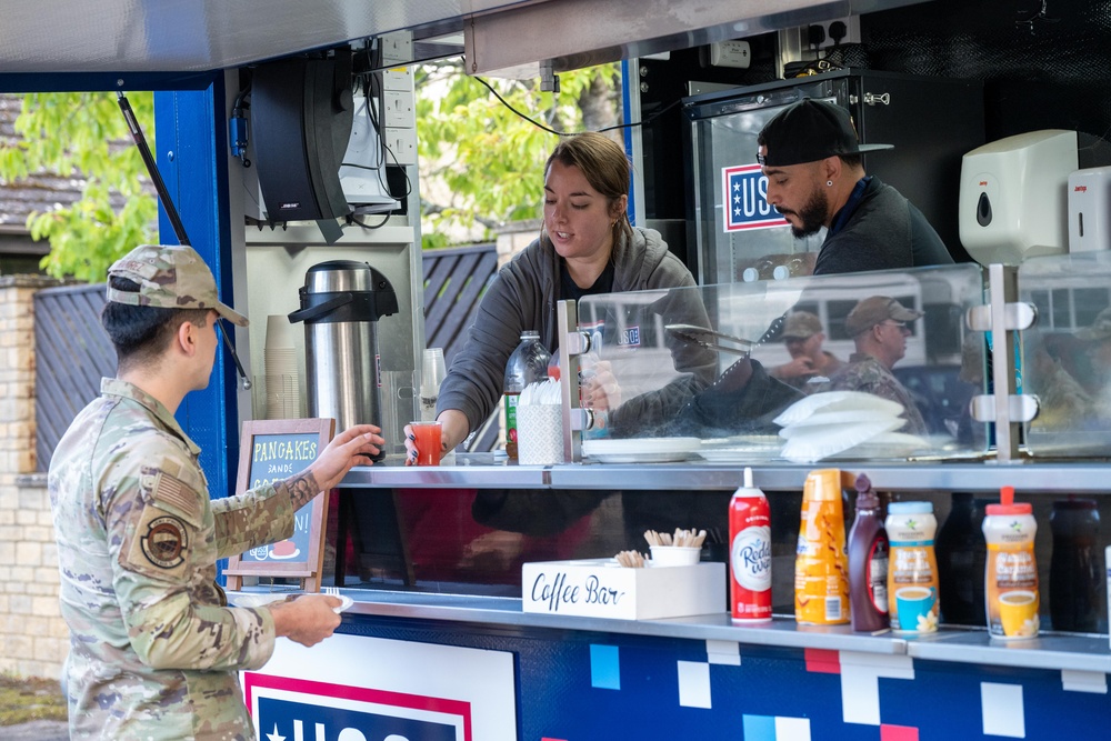 USO Brings Community Together With Pancake Breakfast
