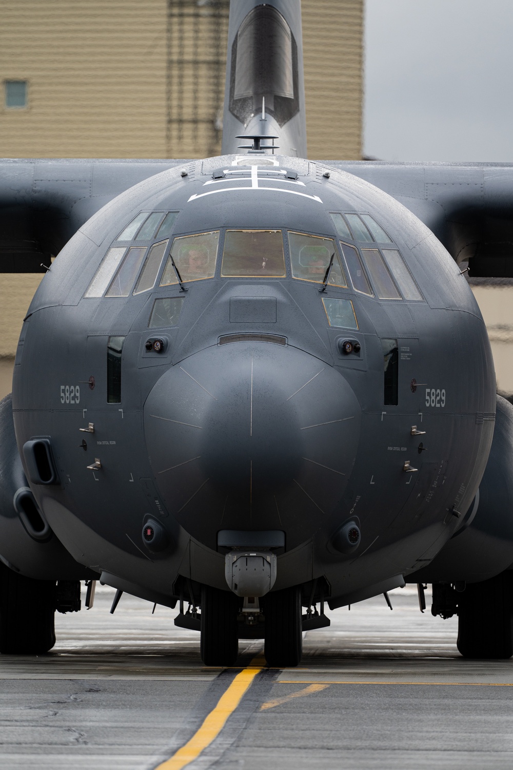 An Alaska Air National Guard HC-130J Combat King II Conducts Training Mission with Guardian Angels