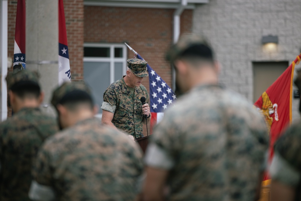 3rd Battalion, 2nd Marines conduct a 9/11 memorial