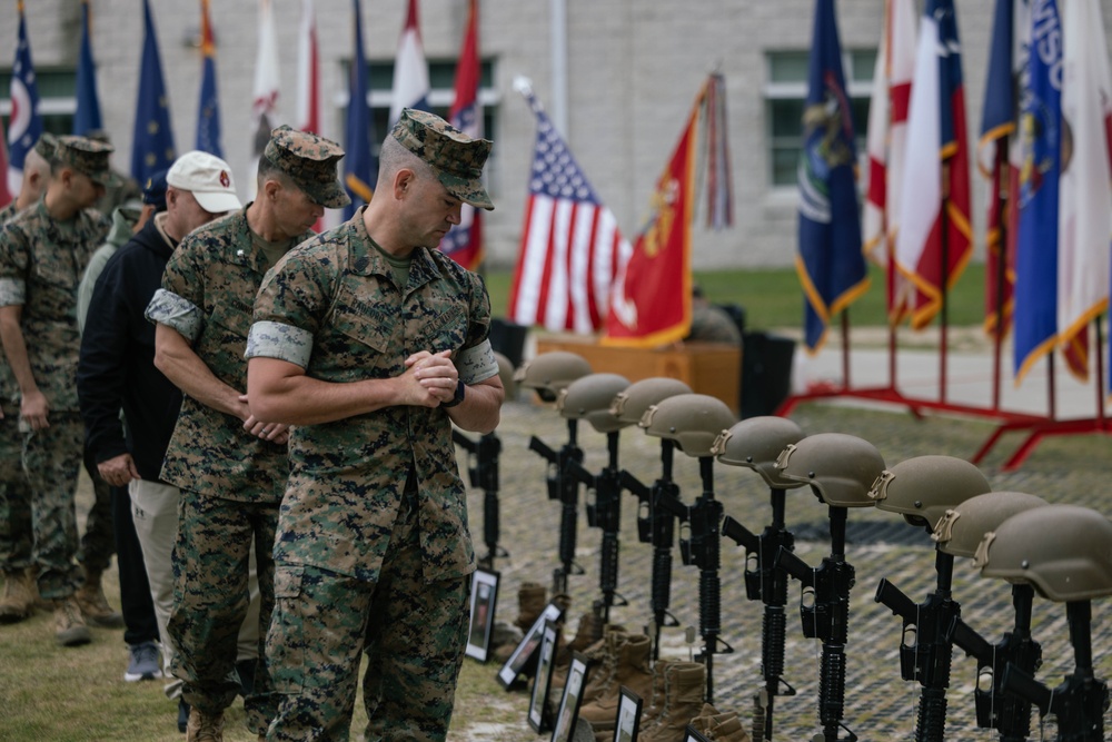 3rd Battalion, 2nd Marines conduct a 9/11 memorial